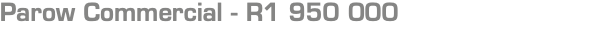 Parow Commercial - R1 950 000